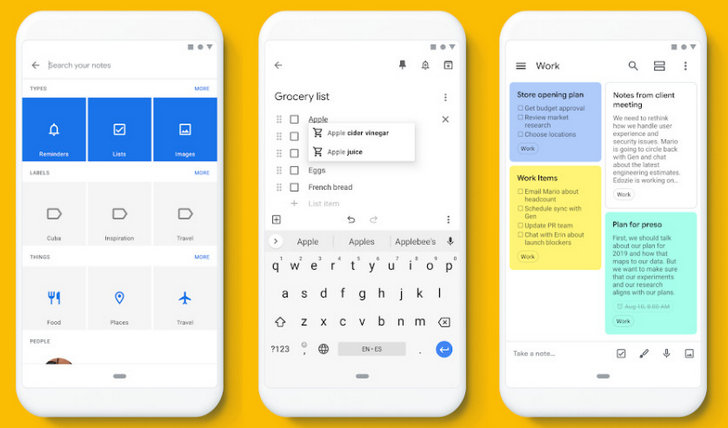 Google Keep. Количество установок приложения из Google Play Маркет перевалило за миллиард 