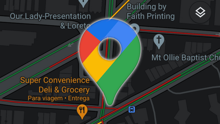 Карты Google, наконец, получили темную тему?