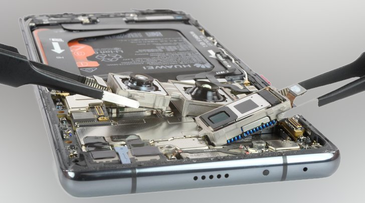 Huawei Mate 40 Pro. Разборка смартфона выявила, что он достаточно сложен в ремонте