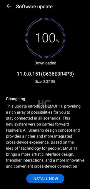 Обновление EMUI 11 для Huawei P40, Huawei P40 Pro, Huawei P40 Pro+ и Huawei Mate 30 Pro. Стабильная глобальная версия прошивки выпущена и начала поступать на смартфоны