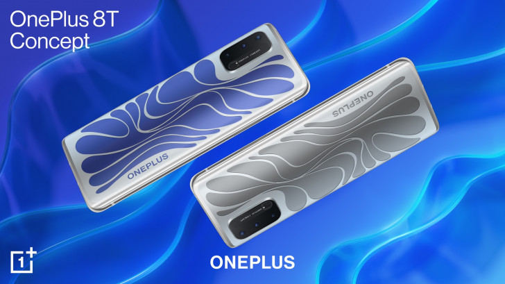 OnePlus 8T Concept. Концептуальный смартфон с меняющей цвет задней панелью