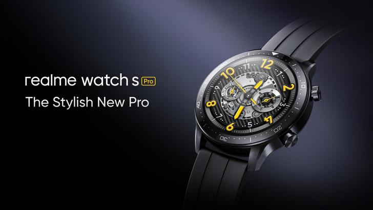 Realme Watch S Pro. Умные часы с AMOLED дисплеем, датчиком уровня кислорода в крови и двумя неделями автономной работы за $135