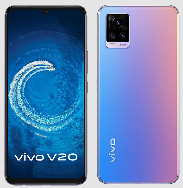 Vivo V20 (2021). Обновленная модель смартфона на базе процессора Snapdragon 730G, оснащенная 44-мегапиксельной селфи-камерой и 64-мегапиксельной тройной камерой вышла на рынок