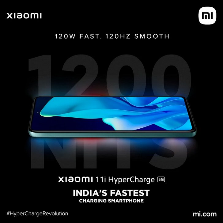 Xiaomi 11i HyperCharge. Подробности о дисплее нового смартфона поддерживающего технологию супербыстрой зарядки