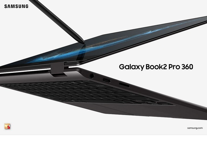 Samsung Galaxy Book2 Pro 360. Новая версия конвертируемого в планшет ноутбука с 13-дюймовым сенсорным экраном и процессором Snapdragon 8cx третьего поколения на борту официально представлена