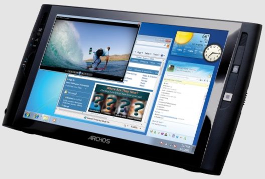 Планшет Archos 9 с ОС Windows 7