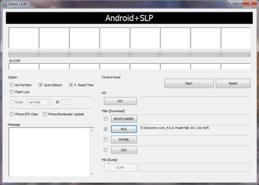 Установка Clockworkmod recovery на Samsung Galaxy Tab 10.1.