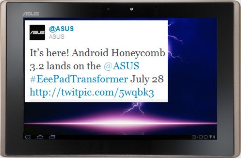 Планшетный компьютер Asus Eee Pad Transformer