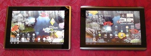 Acer Iconia Tab A500 и Asus Eee Pad Transformer экран