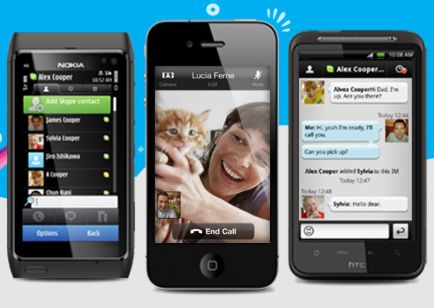 Skype для Android с видеовызовами